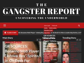 'gangsterreport.com' screenshot