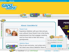 'ganzworld.com' screenshot