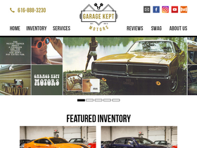 'garagekeptmotors.com' screenshot