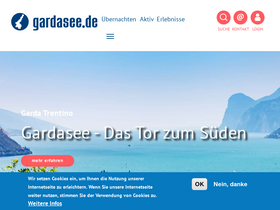 'gardasee.de' screenshot