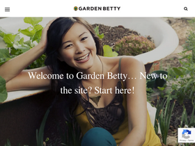 'gardenbetty.com' screenshot