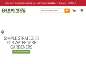 'gardeners.com' screenshot