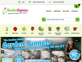 'gardenexpress.com.au' screenshot