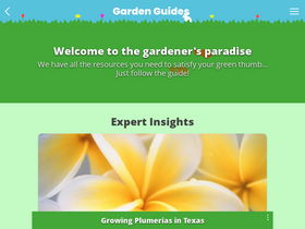 'gardenguides.com' screenshot