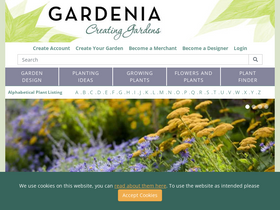 'gardenia.net' screenshot