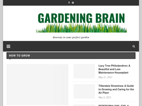 'gardeningbrain.com' screenshot
