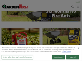 'gardentech.com' screenshot