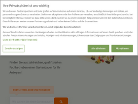 'gartenbau.org' screenshot