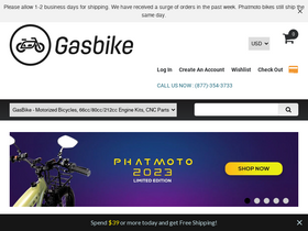 'gasbike.net' screenshot