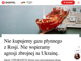 'gaspol.pl' screenshot