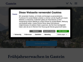 'gastein.com' screenshot