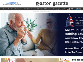 'gastongazette.com' screenshot