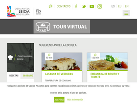 'gastronomiavasca.net' screenshot