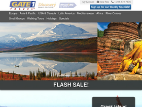 'gate1travel.com' screenshot