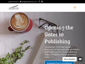 'gatekeeperpress.com' screenshot