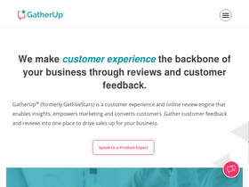 'gatherup.com' screenshot