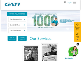 'gati.com' screenshot