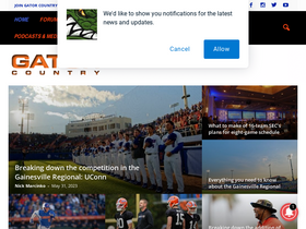 'gatorcountry.com' screenshot