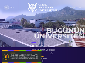 'gau.edu.tr' screenshot