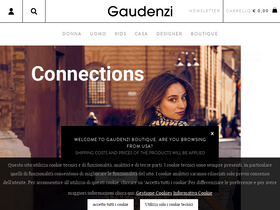 'gaudenziboutique.com' screenshot