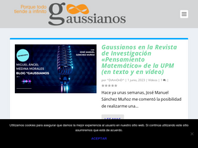 'gaussianos.com' screenshot