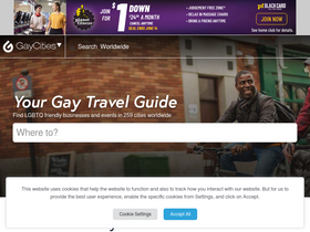 'gaycities.com' screenshot