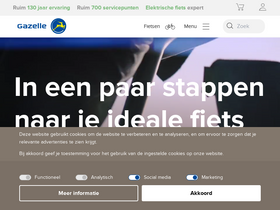 'gazelle.nl' screenshot
