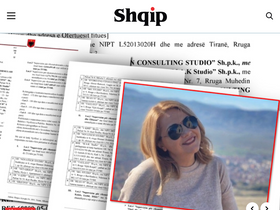 'gazeta-shqip.com' screenshot