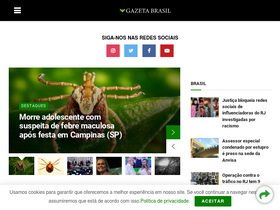 'gazetabrasil.com.br' screenshot
