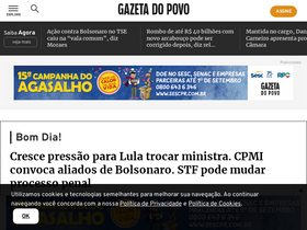 'gazetadopovo.com.br' screenshot