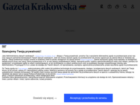 'gazetakrakowska.pl' screenshot