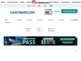 'gazetaweb.com' screenshot