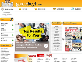 'gazetekeyfi.com' screenshot