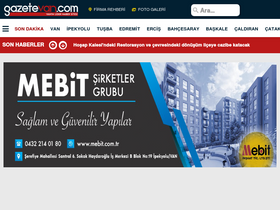 'gazetevan.com' screenshot