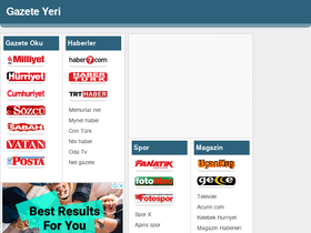 'gazeteyeri.com' screenshot