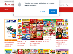 'gazetka-oferta.com' screenshot