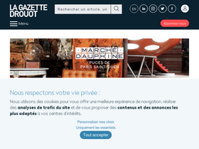 'gazette-drouot.com' screenshot