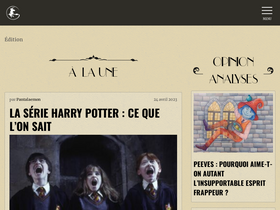 'gazette-du-sorcier.com' screenshot