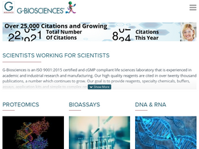 'gbiosciences.com' screenshot