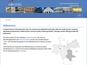 'gbv.de' screenshot