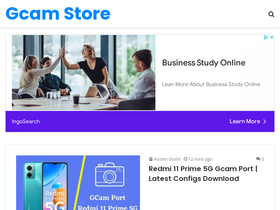 'gcamstore.com' screenshot