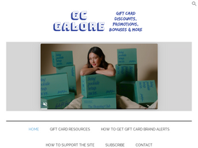 'gcgalore.com' screenshot