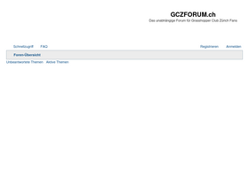'gczforum.ch' screenshot