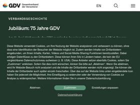 'gdv.de' screenshot