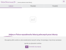 'gdzieskierowac24.pl' screenshot