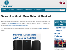 'gearank.com' screenshot