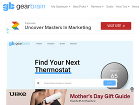 'gearbrain.com' screenshot