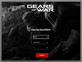 'gearsofwar.com' screenshot
