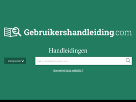 'gebruikershandleiding.com' screenshot