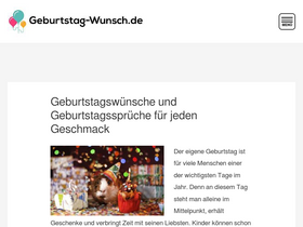 'geburtstag-wunsch.de' screenshot